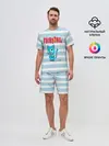 Мужской костюм с шортами / Кот на полосочках