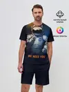 Мужской костюм с шортами / NASA