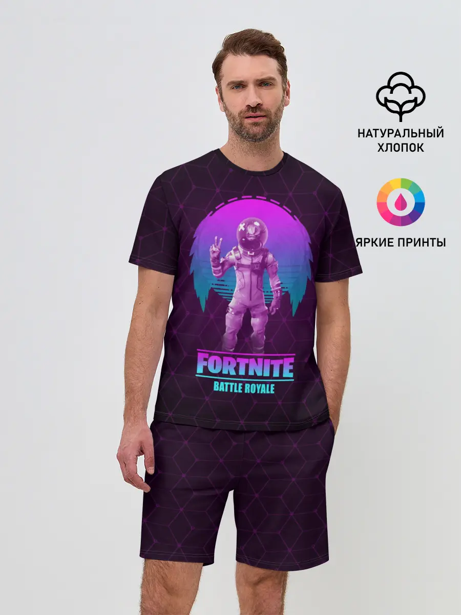 Мужской костюм с шортами / Fortnite