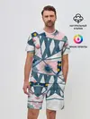 Мужской костюм с шортами / Геометрия цветов