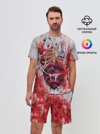 Мужской костюм с шортами / Кровь