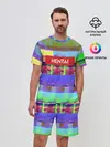 Мужской костюм с шортами / Японская анимация