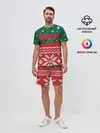 Мужской костюм с шортами / Новогодний Алексей