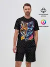 Мужской костюм с шортами / Super Space Fox