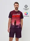 Мужской костюм с шортами / Something human