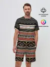 Мужской костюм с шортами / Этническая африка
