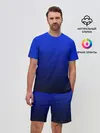 Мужской костюм с шортами / CARBON BLUE | СИНИЙ КАРБОН