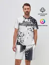 Мужской костюм с шортами / PUBG Jacket Black
