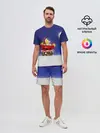 Мужской костюм с шортами / Гомер Санта Клаус