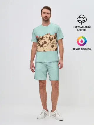 Мужской костюм с шортами / Мопсы
