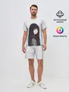 Мужской костюм с шортами / Красивая аниме девушка
