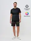 Мужской костюм с шортами / Полоски
