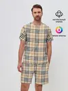 Мужской костюм с шортами / Nova check