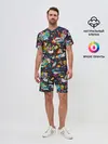 Мужской костюм с шортами / Космос