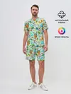 Мужской костюм с шортами / Коты на отдыхе