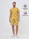 Мужской костюм с шортами / Корги Паттерн 2