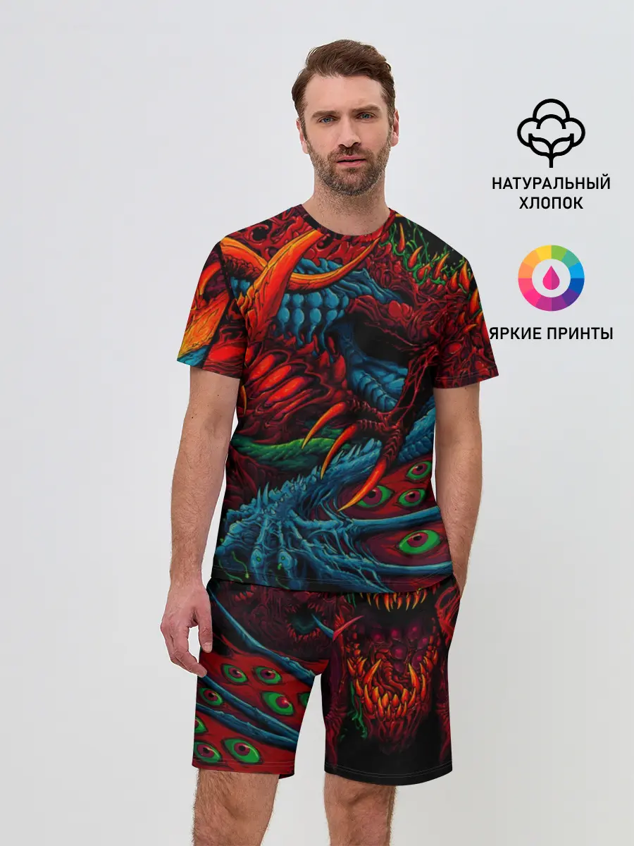 Мужской костюм с шортами / CS GO:HYPER BEAST