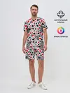 Мужской костюм с шортами / Игральные карты