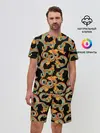 Мужской костюм с шортами / Драконы