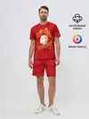 Мужской костюм с шортами / Пионерский значок