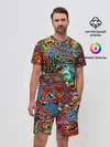 Мужской костюм с шортами / Психоделика