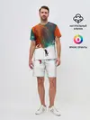 Мужской костюм с шортами / Красим космос