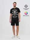 Мужской костюм с шортами / Vintage motorcycle label