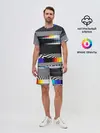 Мужской костюм с шортами / Уличный стиль