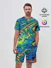 Мужской костюм с шортами / Рыбы