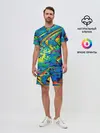 Мужской костюм с шортами / Рыбы
