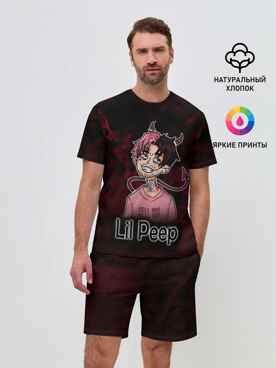 Мужской костюм с шортами / Lil Peep