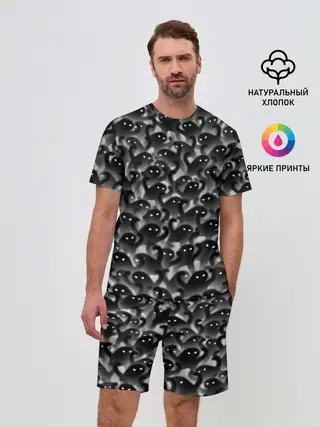 Мужской костюм с шортами / ЪУЪ съуки