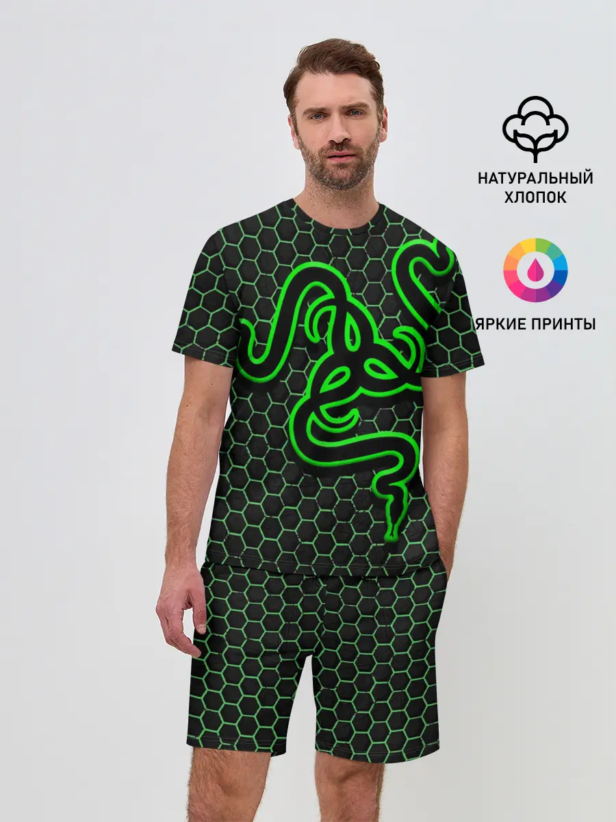 Мужской костюм с шортами / RAZER