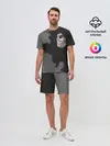 Мужской костюм с шортами / Мопс в кармане