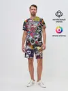 Мужской костюм с шортами / Stickerbombing New York