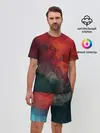 Мужской костюм с шортами / АБСТРАКЦИЯ.