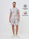 Мужской костюм с шортами / Фламинго