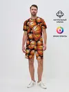 Мужской костюм с шортами / Баскетбольные мячи
