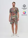 Мужской костюм с шортами / Психоделика