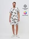 Мужской костюм с шортами / Французские бульдоги в очках