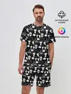 Мужской костюм с шортами / ХОККЕЙ GLITCH