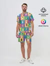 Мужской костюм с шортами / Забавные собаки