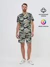 Мужской костюм с шортами / Черепа динозавров