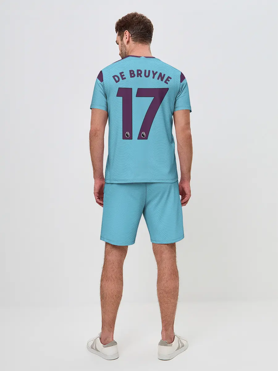 Мужской костюм с шортами / De Bruyne home 19-20