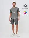 Мужской костюм с шортами / Полосы