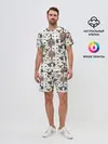 Мужской костюм с шортами / Котики