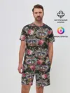 Мужской костюм с шортами / Еноты