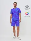 Мужской костюм с шортами / Неоновые Линии