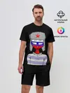 Мужской костюм с шортами / CountryHumans - Россия