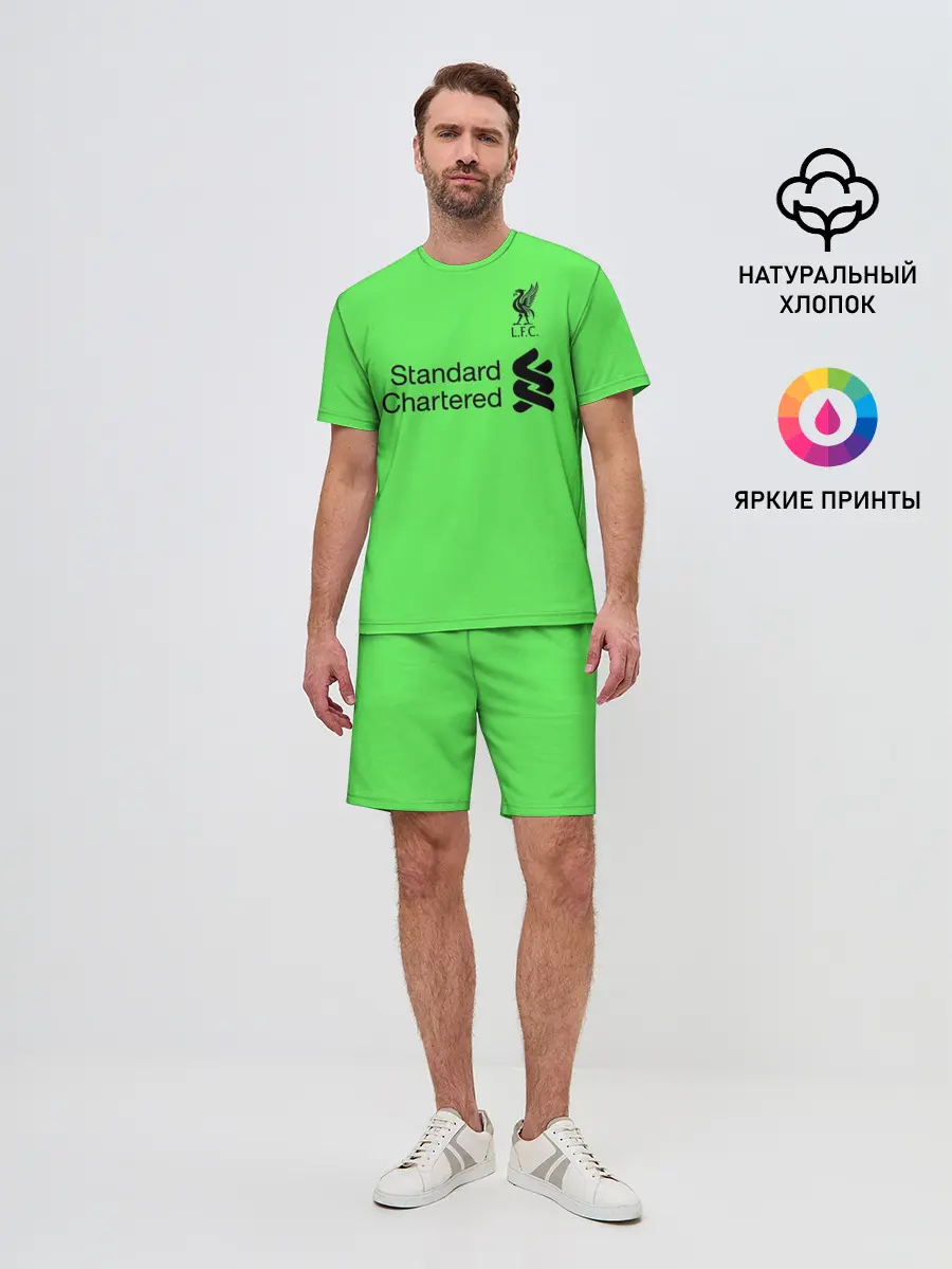 Мужской костюм с шортами / Alisson GK away 19-20